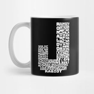 JUVE - JUVENTUS - WHITE TEXT - 2020 - 2021 Mug